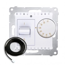Терморегулятор для теплої підлоги Simon Premium Білий (DRT10Z.02/11)